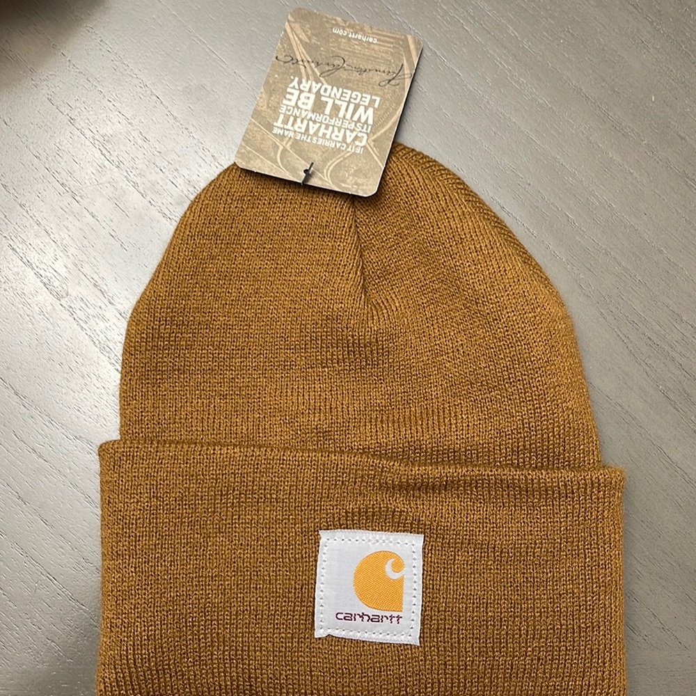 Brown Carhartt beanie. NWT